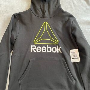 Reebok Black Sweatshirt with Neon Accents